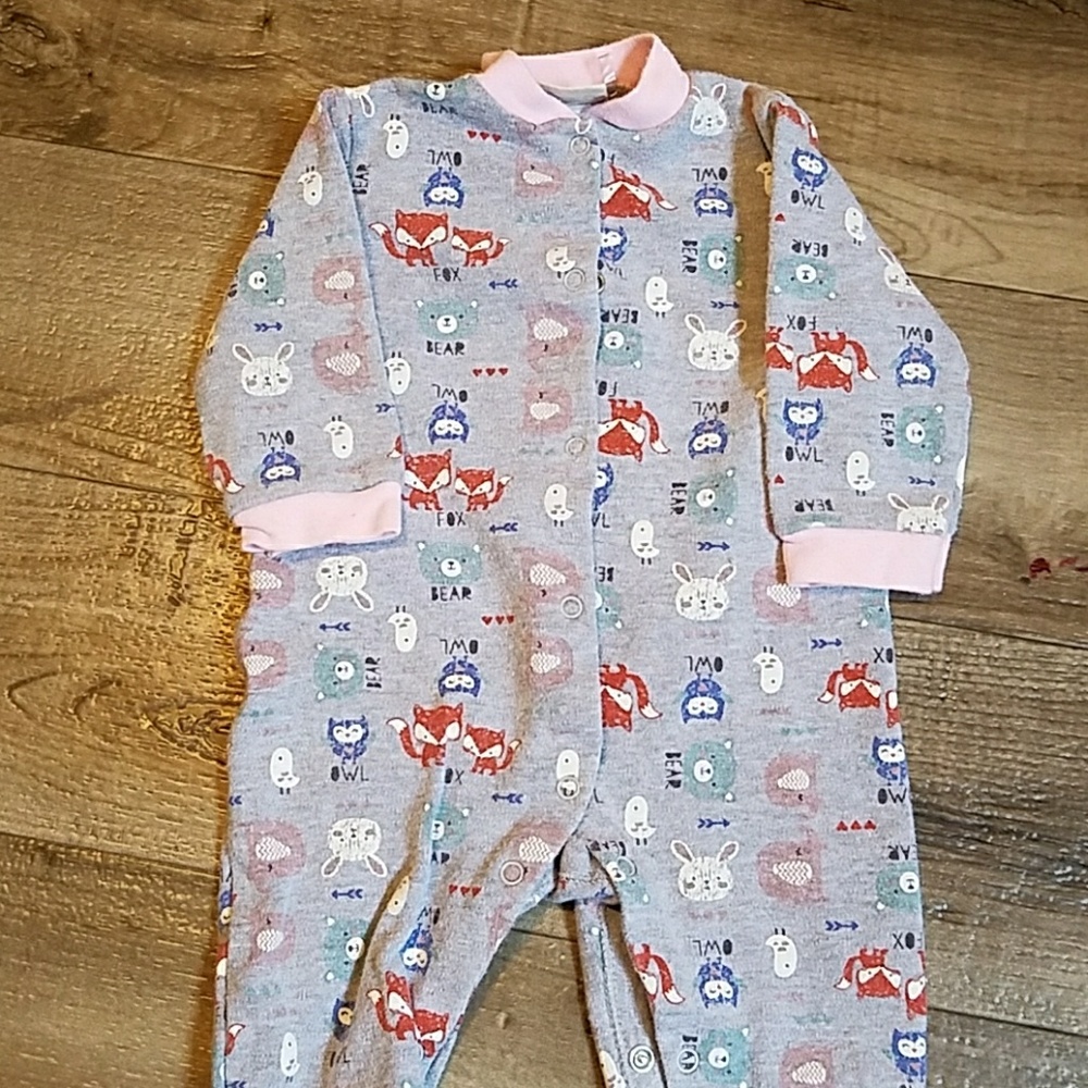 Forest animal pajamas